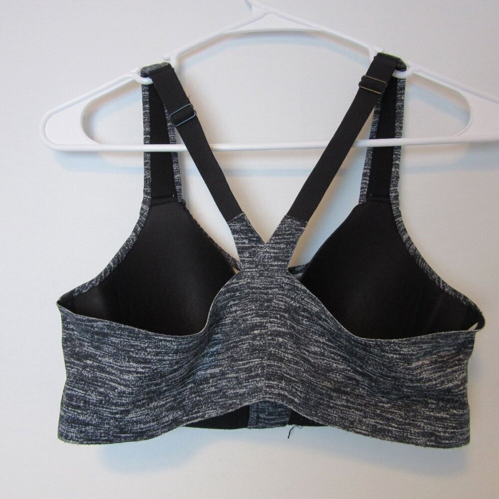 Victoria Secret Sport Bra Incredible Knockout Max Support Sporty Black Gray 34B - Picture 4 of 5